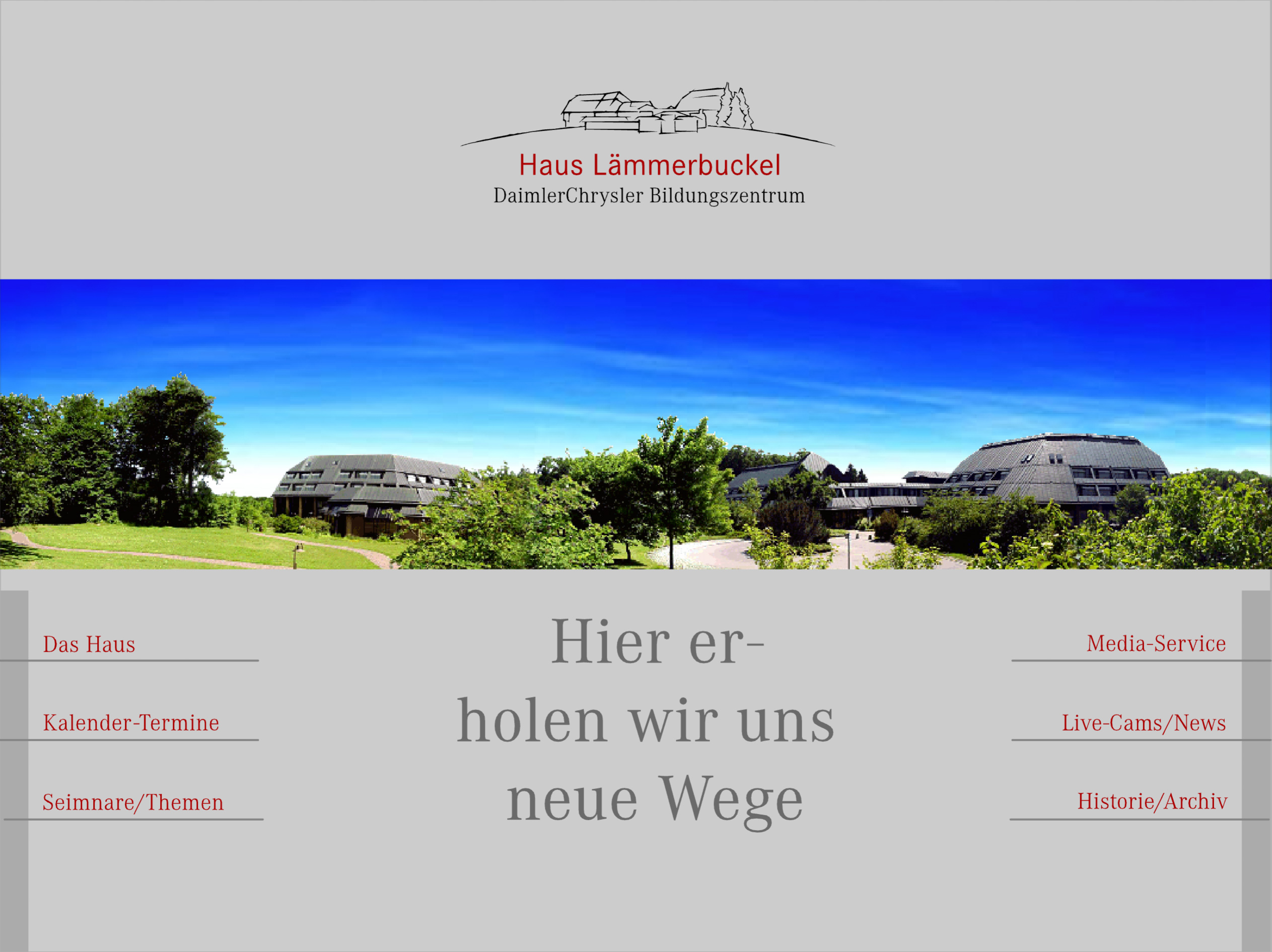 Haus Laemmerbuckel – DaimlerChrysler Bildungszentrum | Touchscreen Präsentation & Print